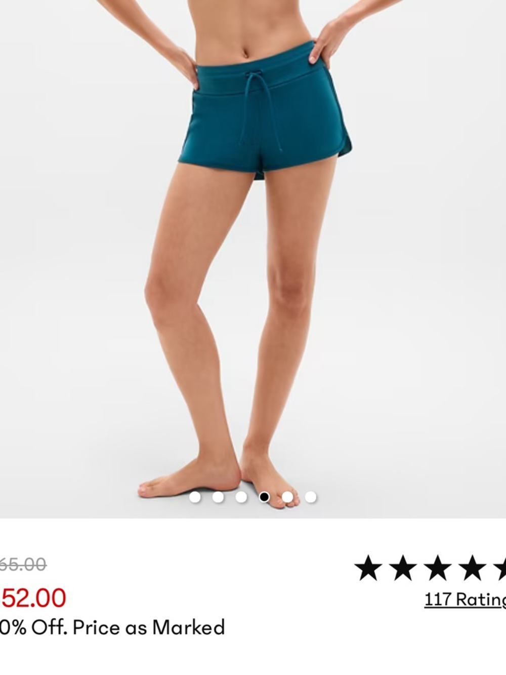 NWT Athleta Kata Surge Swim Short Green size L